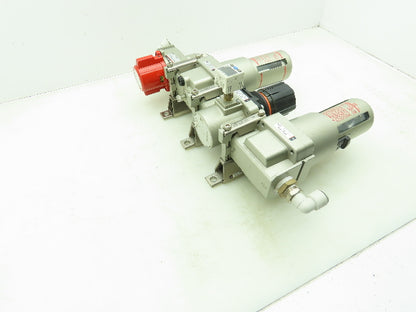 SMC AL50-06 Pneumatic Air Line Lubricator AR50-06G Regulator Filter Assembly