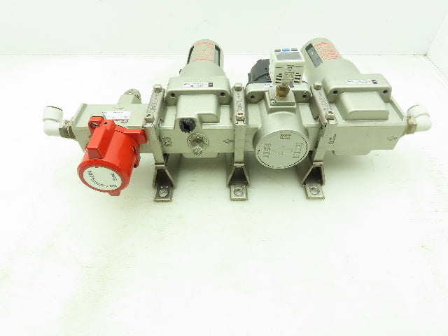 SMC AL50-06 Pneumatic Air Line Lubricator AR50-06G Regulator Filter Assembly
