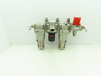 SMC AL50-06 Pneumatic Air Line Lubricator AR50-06G Regulator Filter Assembly