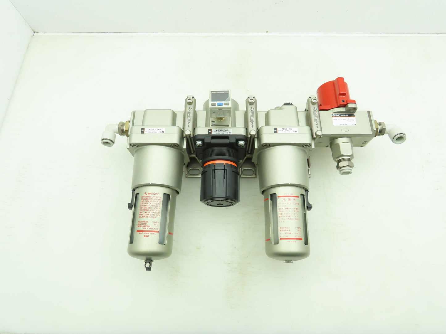 SMC AL50-06 Pneumatic Air Line Lubricator AR50-06G Regulator Filter Assembly