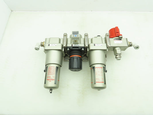 SMC AL50-06 Pneumatic Air Line Lubricator AR50-06G Regulator Filter Assembly