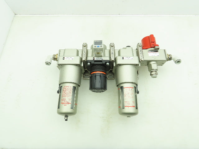 SMC AL50-06 Pneumatic Air Line Lubricator AR50-06G Regulator Filter Assembly