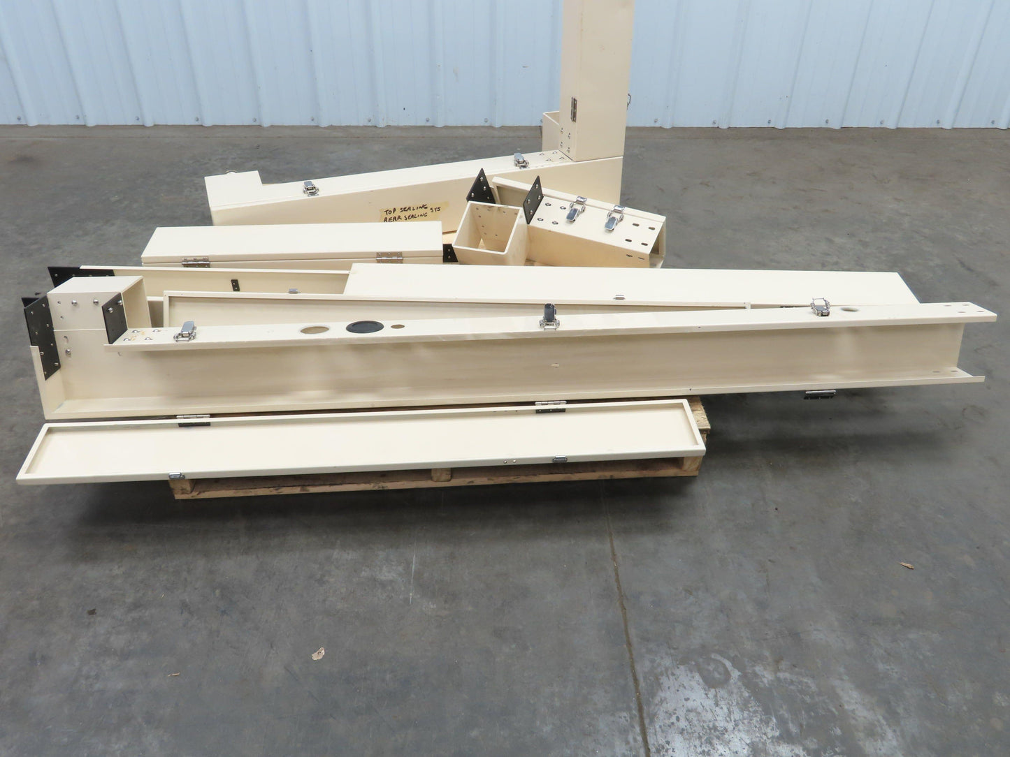 Wire Trough Wireway System 140mm W 100mm D 22' Long Hoffman Hubbell Wiegmann