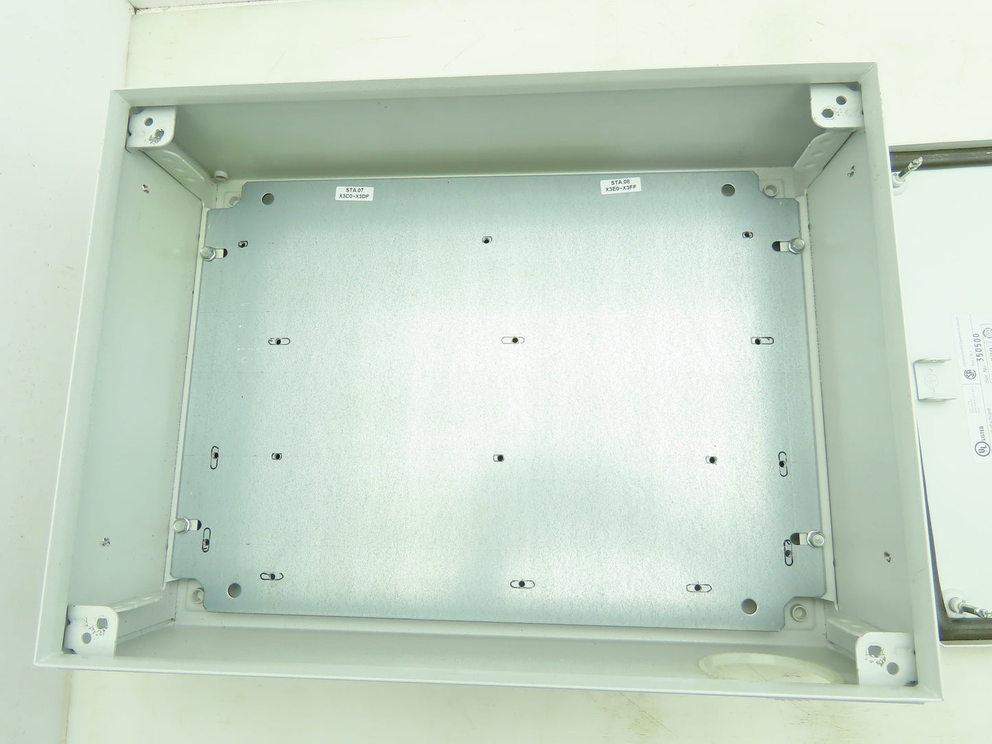 Rittal KL1508 Electrical Enclosure Terminal Box w/Backplate Gray 400x200x120mm