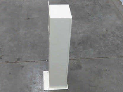 Feed Through Wireway Wire Trough 7x5x26" 90 Degree Removable Cover Painted Steel