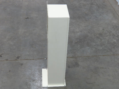 Feed Through Wireway Wire Trough 7x5x26" 90 Degree Removable Cover Painted Steel