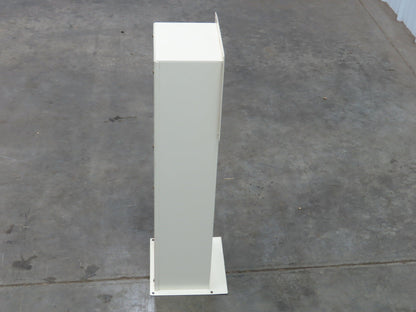 Feed Through Wireway Wire Trough 7x5x26" 90 Degree Removable Cover Painted Steel