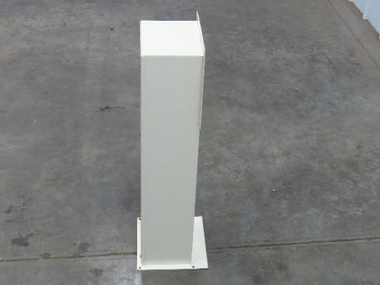 Feed Through Wireway Wire Trough 7x5x26" 90 Degree Removable Cover Painted Steel