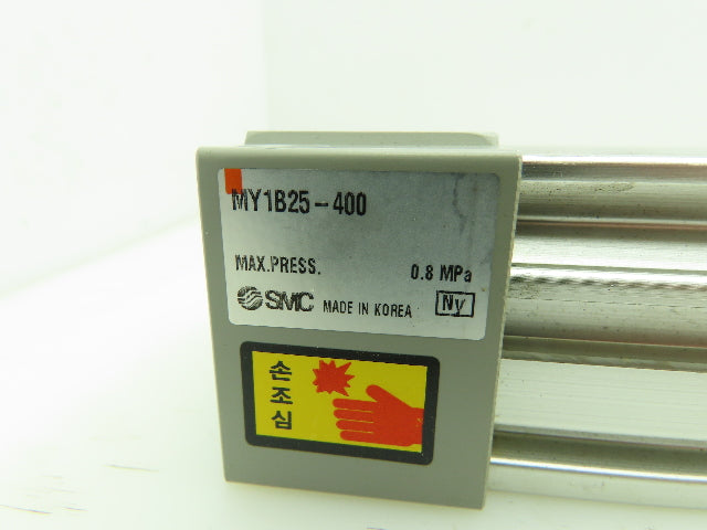 SMC MY1B25-400 Pneumatic Rodless Guided Air Cylinder Slide Table 400mm Stroke