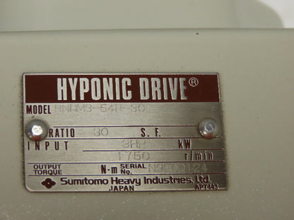 Sumitomo RNHM3-54R-30 HYPONIC Drive Gearmotor SM-Cyclo 3Hp 230V 3PH 30:1 Reducer