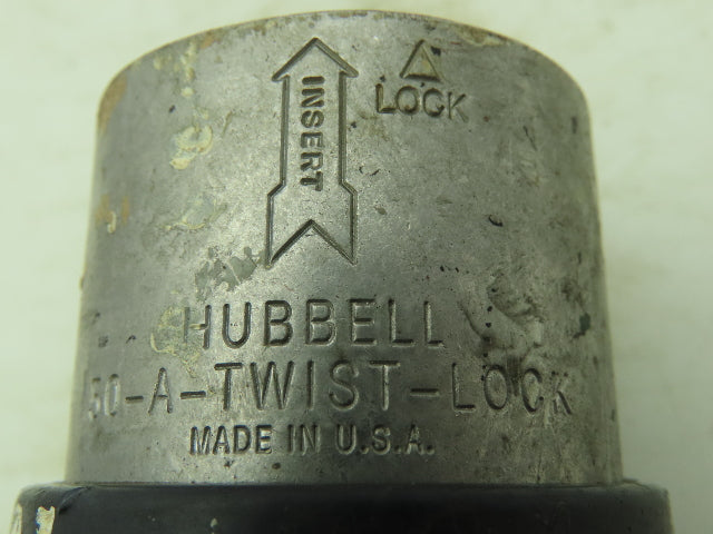 Hubbell HBL7765C Twist Lock Plug 50A 3P-4W 600VAC 250VDC