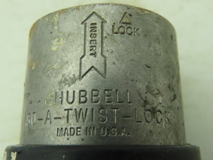 Hubbell HBL7765C Twist Lock Plug 50A 3P-4W 600VAC 250VDC