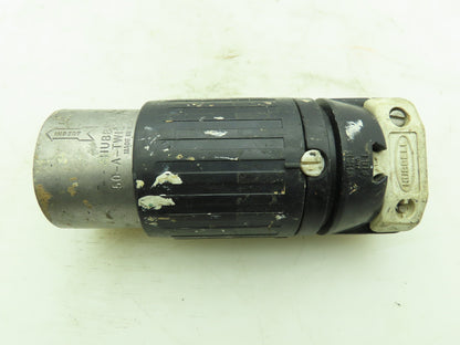 Hubbell HBL7765C Twist Lock Plug 50A 3P-4W 600VAC 250VDC