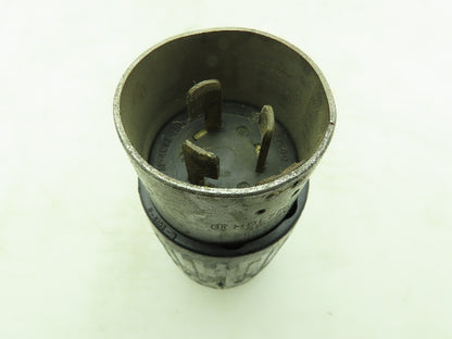 Hubbell HBL7765C Twist Lock Plug 50A 3P-4W 600VAC 250VDC