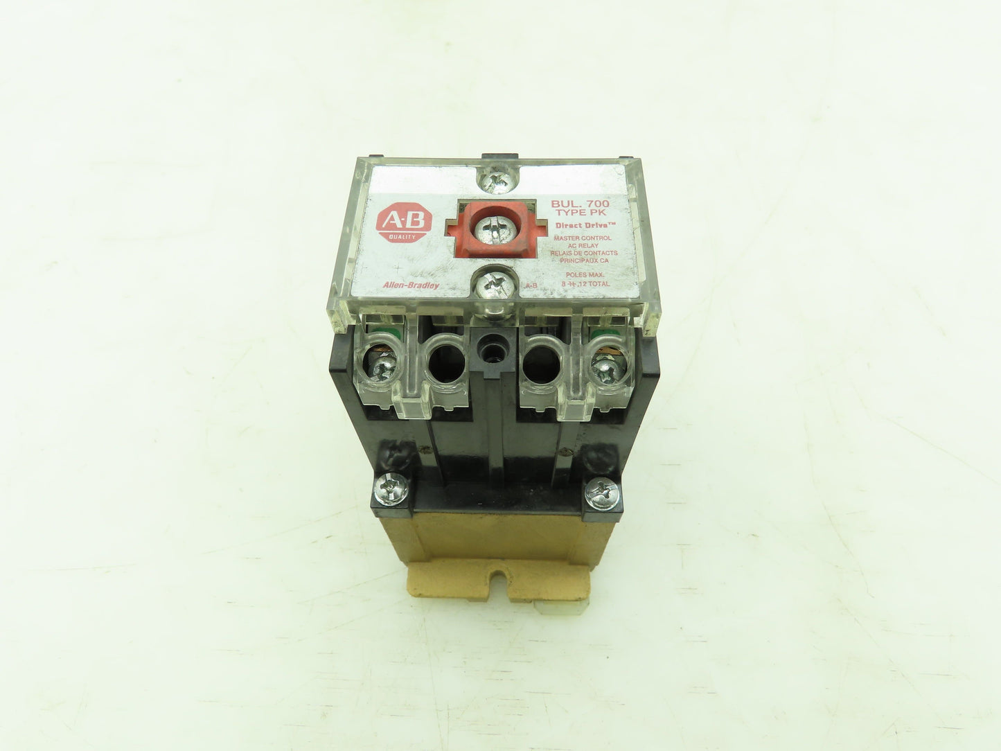 Allen Bradley 700-PK200B11 Relay Contactor Master Control AC Relay Direct Drive