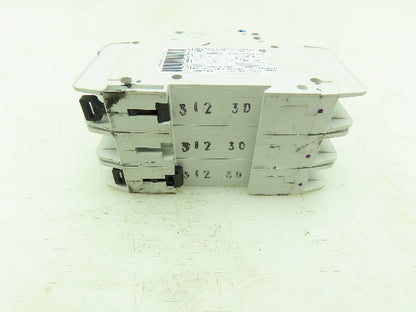 Allen Bradley 1489-A3D030 Circuit Breaker 3A 3 Pole 480Y/277 VAC Ser A Lot of 3