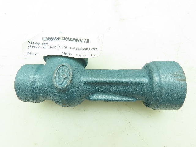 S&K Fig 217 Steam Jet Syphon Pump 1" NPT Threaded