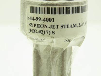 S&K Fig 217 Steam Jet Syphon Pump 3/4" NPT Threaded Stainless