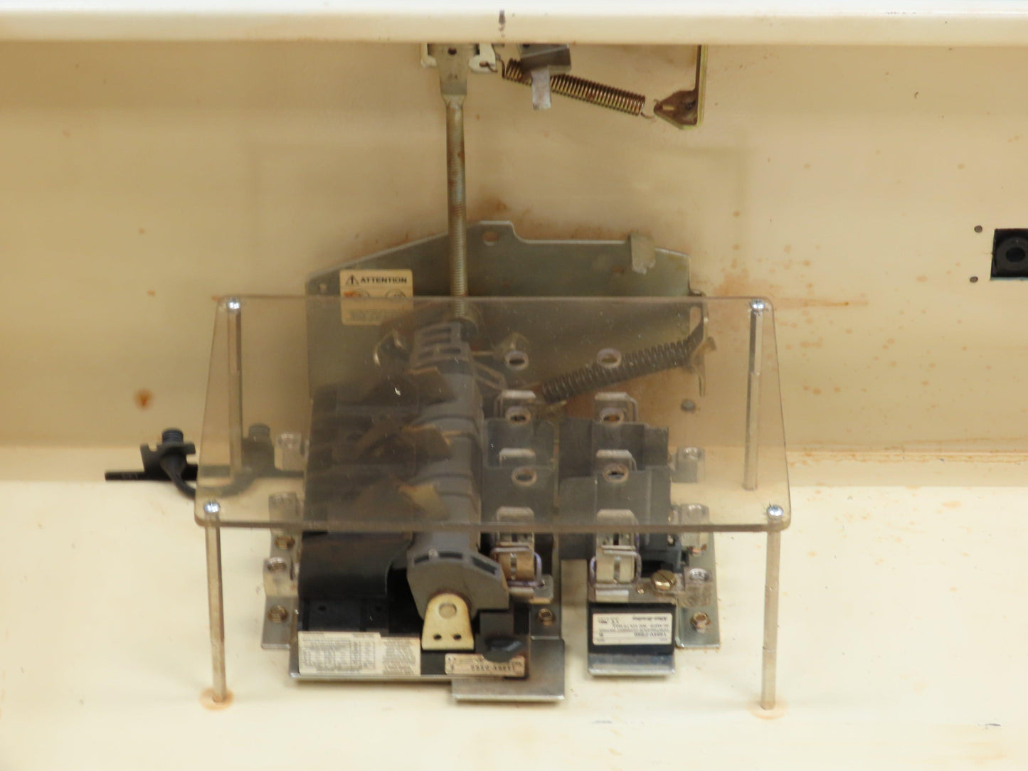 Hoffman Electrical Enclosure Control Panel 72x38x12" Shelf 10x15" Cutout 60A Dis