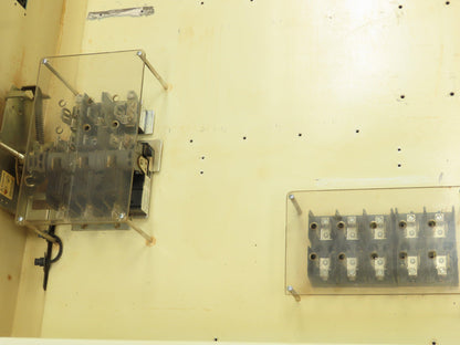 Hoffman Electrical Enclosure Control Panel 72x38x12" Shelf 10x15" Cutout 60A Dis