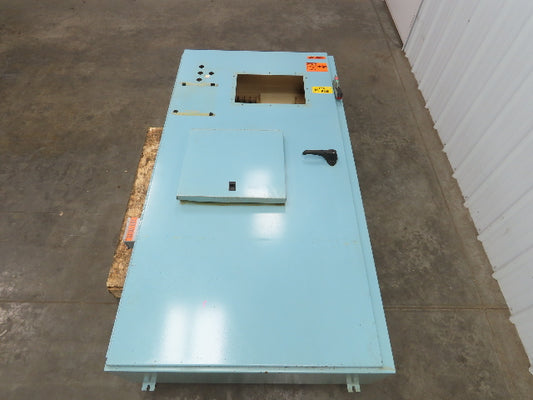 Hoffman Electrical Enclosure Control Panel 72x38x12" Shelf 10x15" Cutout 60A Dis