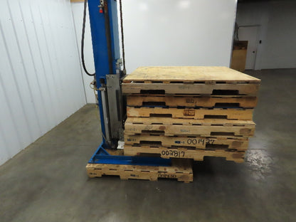 Pneumatic Lift Table 24" Travel Counterweight 335LBS Stationary Platform