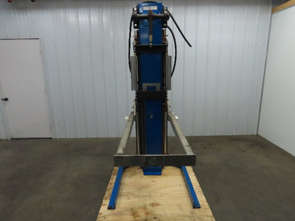 Pneumatic Lift Table 24" Travel Counterweight 335LBS Stationary Platform