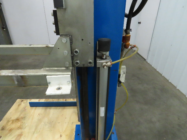 Pneumatic Lift Table 24" Travel Counterweight 335LBS Stationary Platform