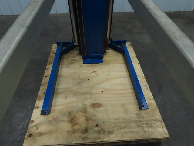 Pneumatic Lift Table 24" Travel Counterweight 335LBS Stationary Platform