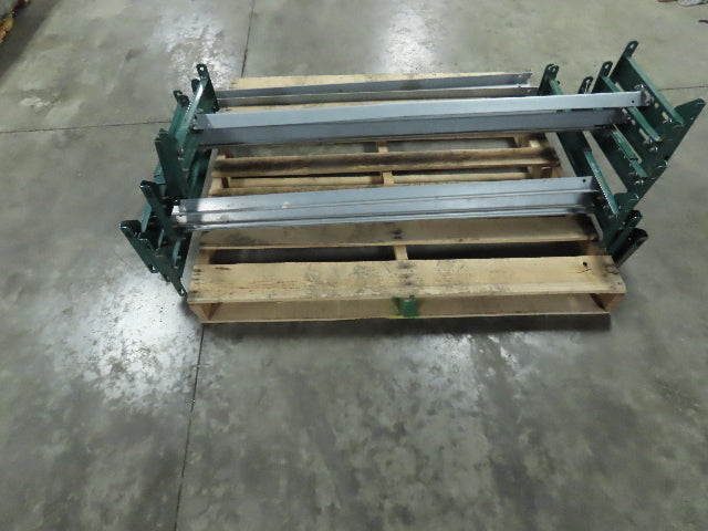 H-Stand 54" Incline Conveyor Leg Supports Green 16"-41" Adj Height  Lot of 6