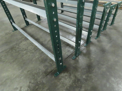 H-Stand 54" Incline Conveyor Leg Supports Green 16"-41" Adj Height  Lot of 6
