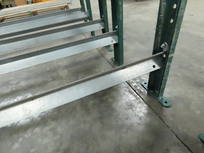 H-Stand 54" Incline Conveyor Leg Supports Green 16"-41" Adj Height  Lot of 6