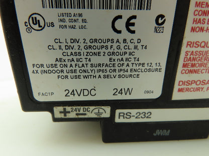 Allen Bradley 2711-T6C16L1 PanelView 600 Color Touchscreen Operator Panel Ser B