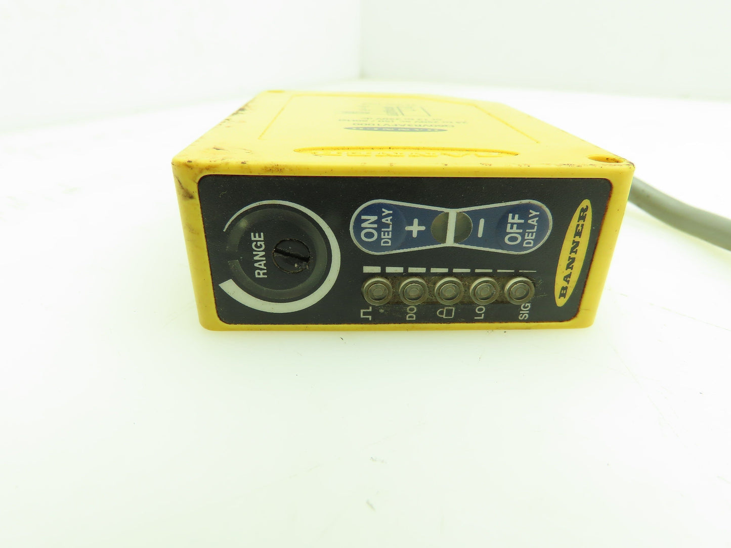 Banner Q60VR3AFV1000 Photoelectric Sensor Q60 Series 2M Range Delay On / Off