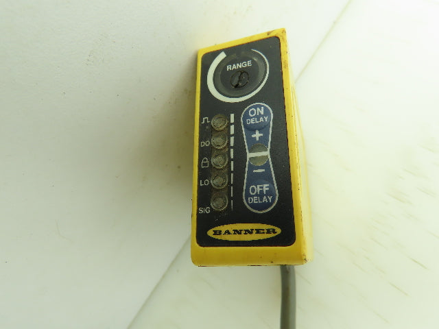 Banner Q60VR3AFV1000 Photoelectric Sensor Q60 Series 2M Range Delay On / Off