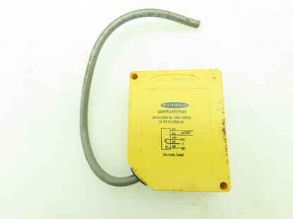 Banner Q60VR3AFV1000 Photoelectric Sensor Q60 Series 2M Range Delay On / Off