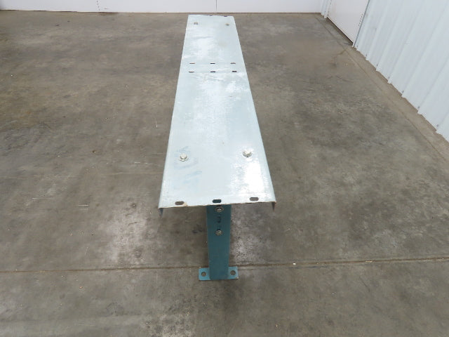 40" Wide Conveyor Leg Stationary Floor Support Blue 24-29" Adj Height  Lot of 4