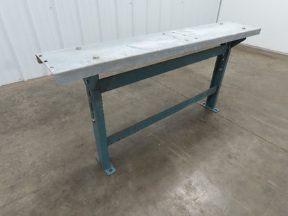 40" Wide Conveyor Leg Stationary Floor Support Blue 24-29" Adj Height  Lot of 4