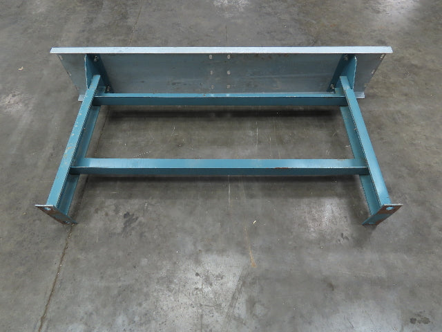 40" Wide Conveyor Leg Stationary Floor Support Blue 24-29" Adj Height  Lot of 4