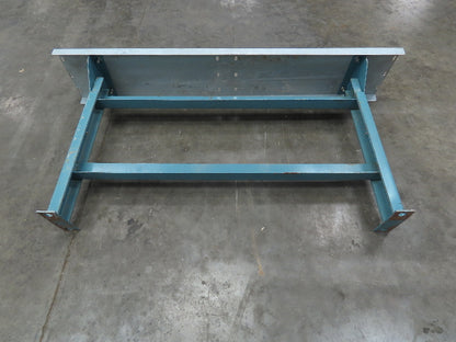 40" Wide Conveyor Leg Stationary Floor Support Blue 24-29" Adj Height  Lot of 4