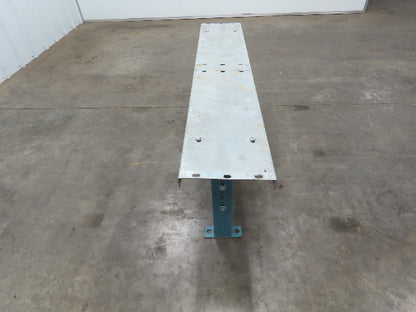 40" Wide Conveyor Leg Stationary Floor Support Blue 19-29" Adj Height  Lot of 4