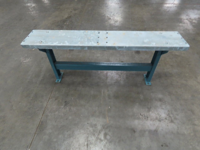 40" Wide Conveyor Leg Stationary Floor Support Blue 19-29" Adj Height  Lot of 4
