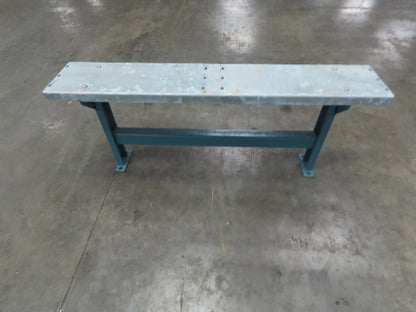 40" Wide Conveyor Leg Stationary Floor Support Blue 19-29" Adj Height  Lot of 4