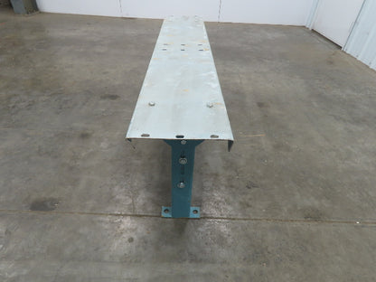 40" Wide Conveyor Leg Stationary Floor Support Blue 19-29" Adj Height  Lot of 4