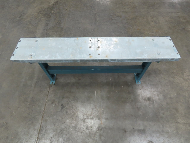 40" Wide Conveyor Leg Stationary Floor Support Blue 19-29" Adj Height  Lot of 4
