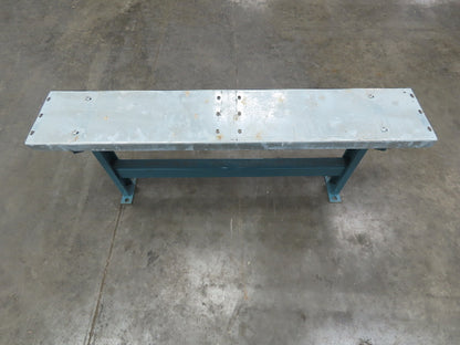 40" Wide Conveyor Leg Stationary Floor Support Blue 19-29" Adj Height  Lot of 4