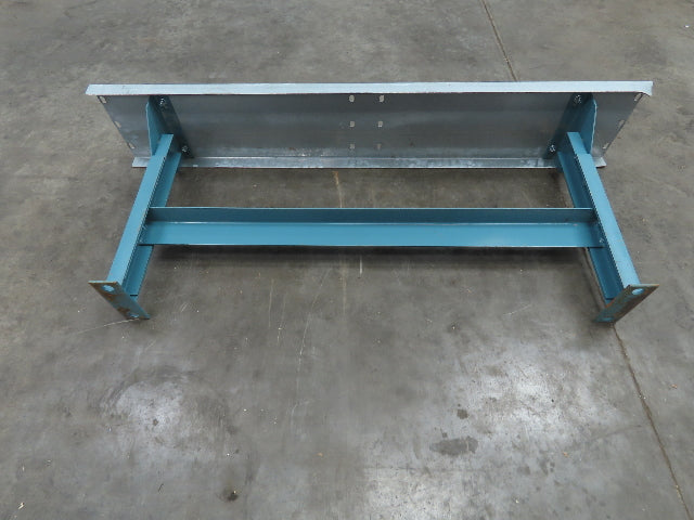 40" Wide Conveyor Leg Stationary Floor Support Blue 19-29" Adj Height  Lot of 4