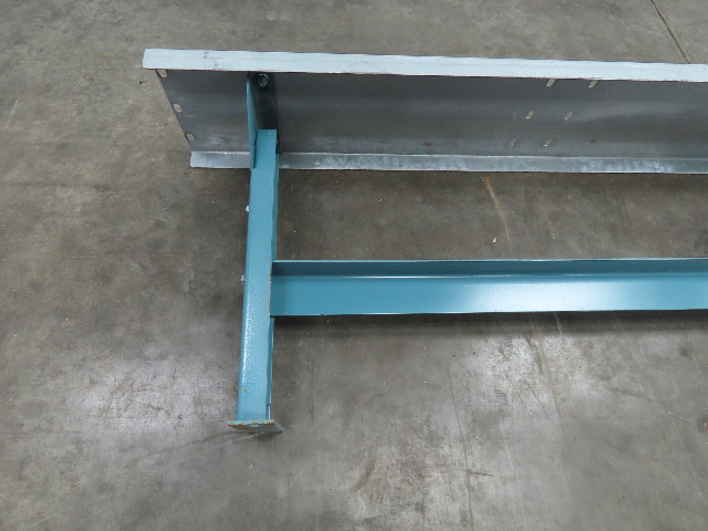 40" Wide Conveyor Leg Stationary Floor Support Blue 19-29" Adj Height  Lot of 4