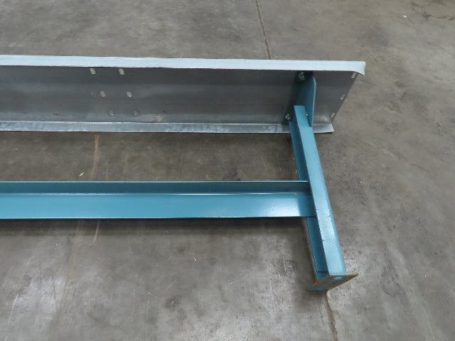 40" Wide Conveyor Leg Stationary Floor Support Blue 19-29" Adj Height  Lot of 4