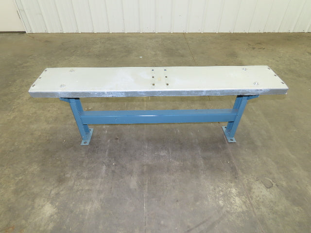 40" Wide Conveyor Leg Stationary Floor Support Blue 17-24" Adj Height  Lot of 10
